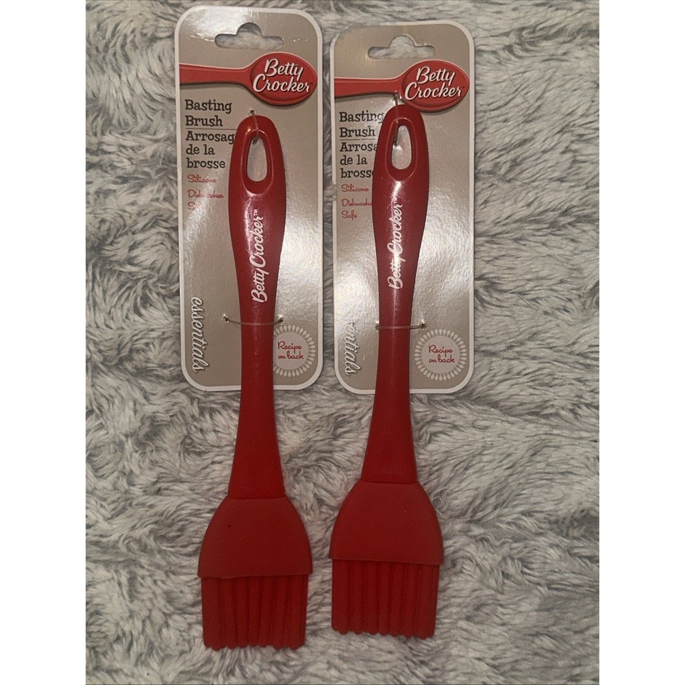 2 X Betty Crocker Silicone Basting Brush 9 in. Great gift C31
